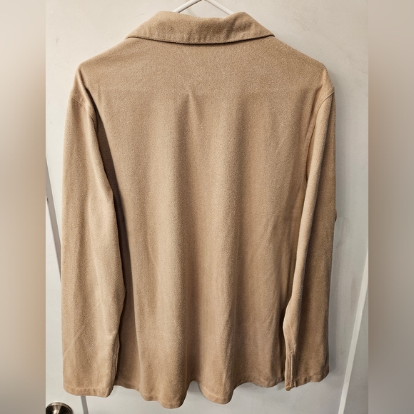 NWOT - Finity Chamois Tan Long Sleeve Button Up Shirt - Size XL - Picture 6 of 7